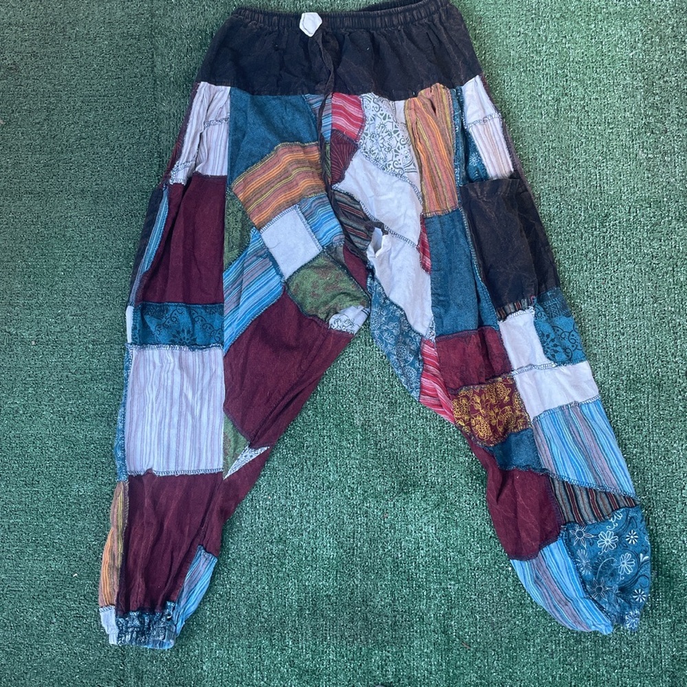 Patch work pants